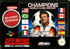 Champions World Class Soccer for the Super Nintendo Front Cover Box Scan
