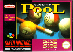 Championship Pool for the Super Nintendo Front Cover Box Scan