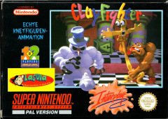 Clay Fighter for the Super Nintendo Front Cover Box Scan