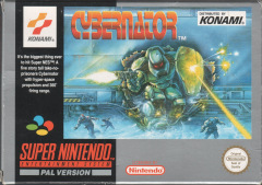 Cybernator for the Super Nintendo Front Cover Box Scan