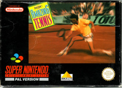 David Crane's Amazing Tennis for the Super Nintendo Front Cover Box Scan