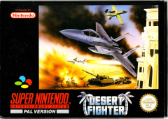 Desert Fighter for the Super Nintendo Front Cover Box Scan