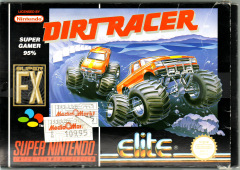 Dirt Racer for the Super Nintendo Front Cover Box Scan