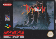 Bram Stoker's Dracula for the Super Nintendo Front Cover Box Scan