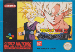 Dragon Ball Z: La Légende SAIEN for the Super Nintendo Front Cover Box Scan