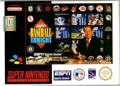 ESPN Baseball Tonight for the Super Nintendo Front Cover Box Scan