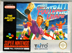 Euro Football Champ for the Super Nintendo Front Cover Box Scan