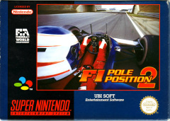 F1 Pole Position 2 for the Super Nintendo Front Cover Box Scan