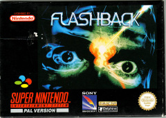 Flashback for the Super Nintendo Front Cover Box Scan