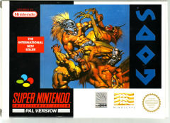 Gods for the Super Nintendo Front Cover Box Scan