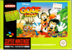 Goof Troop (Disney's) for the Super Nintendo Front Cover Box Scan