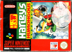 Harley's Humongous Adventures for the Super Nintendo Front Cover Box Scan