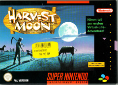 Harvest Moon for the Super Nintendo Front Cover Box Scan