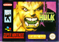 The Incredible Hulk for the Super Nintendo Front Cover Box Scan