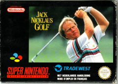 Jack Nicklaus Golf for the Super Nintendo Front Cover Box Scan