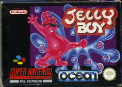 Jelly Boy for the Super Nintendo Front Cover Box Scan
