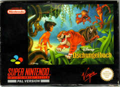 The Jungle Book (Disney's) for the Super Nintendo Front Cover Box Scan