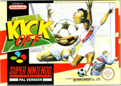 Kick Off for the Super Nintendo Front Cover Box Scan