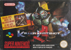 Killer Instinct for the Super Nintendo Front Cover Box Scan