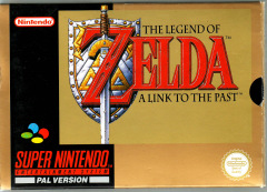 The Legend of Zelda: A Link to the Past for the Super Nintendo Front Cover Box Scan