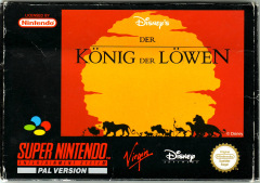 The Lion King (Disney's) for the Super Nintendo Front Cover Box Scan