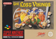 The Lost Vikings for the Super Nintendo Front Cover Box Scan