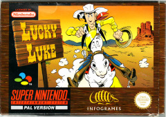 Lucky Luke for the Super Nintendo Front Cover Box Scan