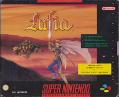 Lufia for the Super Nintendo Front Cover Box Scan