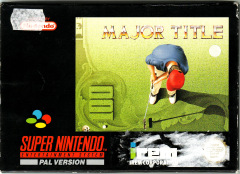 Major Title for the Super Nintendo Front Cover Box Scan