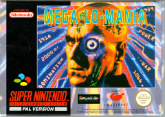 Mega-Lo-Mania for the Super Nintendo Front Cover Box Scan