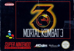 Mortal Kombat 3 for the Super Nintendo Front Cover Box Scan