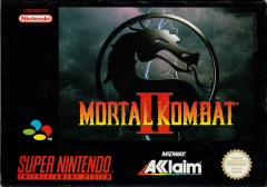Mortal Kombat II for the Super Nintendo Front Cover Box Scan