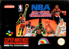 NBA All-Star Challenge for the Super Nintendo Front Cover Box Scan