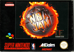 NBA Jam: Tournament Edition for the Super Nintendo Front Cover Box Scan