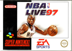 NBA Live 97 for the Super Nintendo Front Cover Box Scan