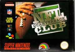 NFL Quarterback Club for the Super Nintendo Front Cover Box Scan