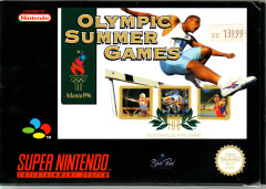 Olympic Summer Games for the Super Nintendo Front Cover Box Scan
