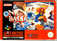 On the Ball for the Super Nintendo Front Cover Box Scan