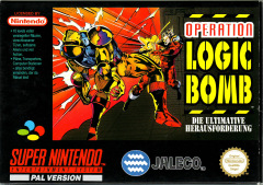 Operation: Logic Bomb for the Super Nintendo Front Cover Box Scan