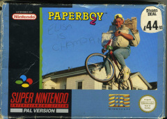 Paperboy 2 for the Super Nintendo Front Cover Box Scan