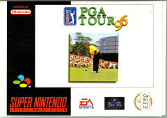 PGA Tour 96 for the Super Nintendo Front Cover Box Scan