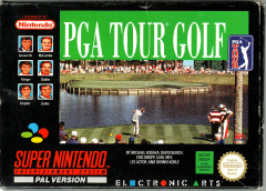 PGA Tour Golf for the Super Nintendo Front Cover Box Scan