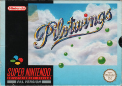 Pilotwings for the Super Nintendo Front Cover Box Scan