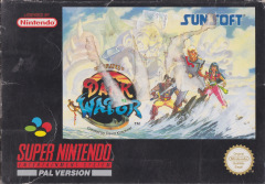 The Pirates of Dark Water for the Super Nintendo Front Cover Box Scan