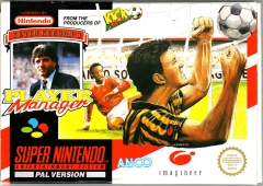 Kevin Keegan's Player Manager for the Super Nintendo Front Cover Box Scan