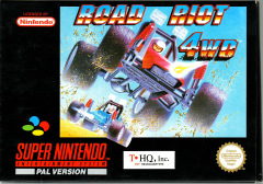 Road Riot 4WD for the Super Nintendo Front Cover Box Scan