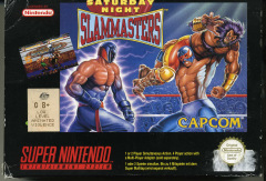 Saturday Night Slammasters for the Super Nintendo Front Cover Box Scan