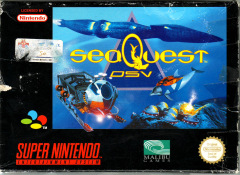 seaQuest DSV for the Super Nintendo Front Cover Box Scan