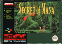 Secret of Mana for the Super Nintendo Front Cover Box Scan