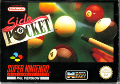 Side Pocket for the Super Nintendo Front Cover Box Scan